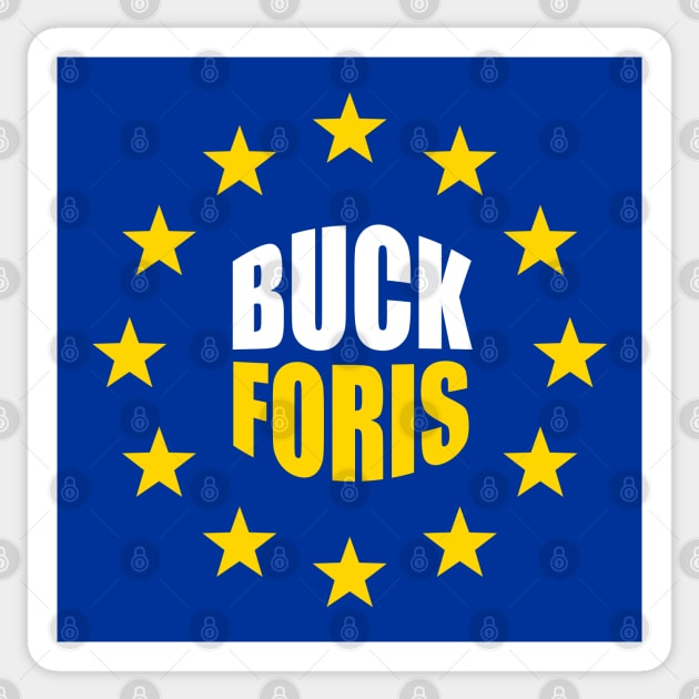 Buck Foris - Anti Tory Pro Europe Funny Gift Sticker by Elsie Bee Designs